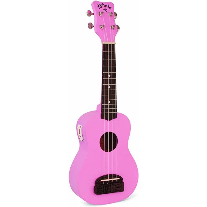 Kohala KT-STPI Tiki Uke Pink Ukulele Soprano