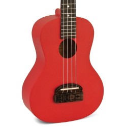 Kohala KT-SRD Tiki Uke Red Ukulele Soprano