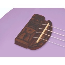 Kohala KT-SPU Tiki Uke Purple Ukulele Soprano