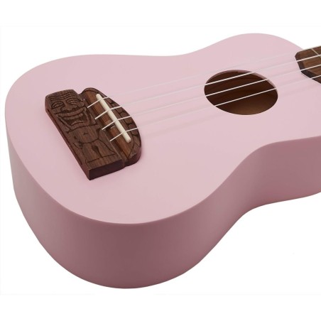 Kohala KT-SPI Tiki Uke Pink Ukulele Soprano