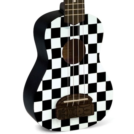 Kohala KT-SCB Tiki Uke Checkboard