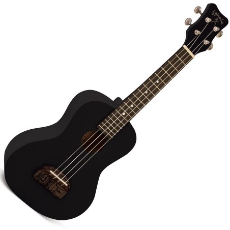 Kohala KT-CBK Tiki Uke Black Ukulele Concerto