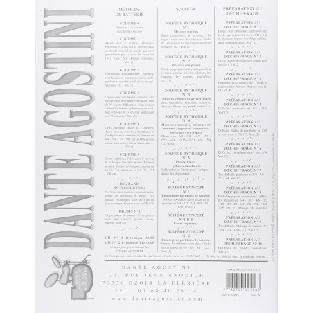 Dante Agostini Préparation au Déchiffrage VOL 1