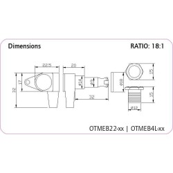 Ortega OTMEB4L-CR