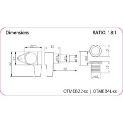 Ortega OTMEB4L-GO