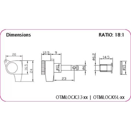 Ortega OTMLOCK33-GB