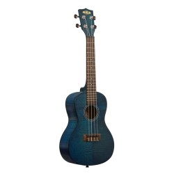 Kala KA-CEMB Ukulele Concerto Exotic Mahogany Blue C/borsa