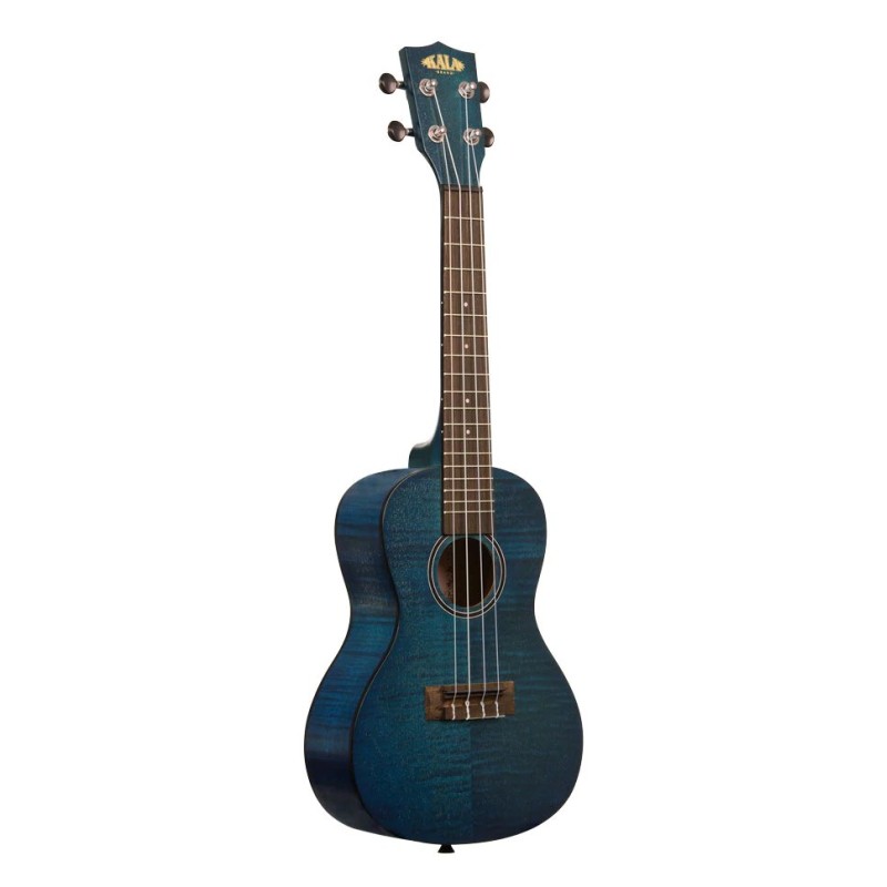 Kala KA-CEMB Ukulele Concerto Exotic Mahogany Blue C/borsa