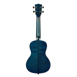 Kala KA-CEMB Ukulele Concerto Exotic Mahogany Blue C/borsa