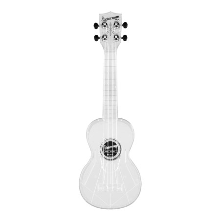 Kala KA-SWT Ukulele Soprano Waterman Transparent Ice C/borsa