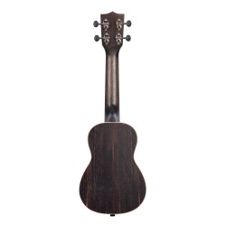 Kala KA-EBY-S Ukulele Soprano Striped Ebony C/borsa