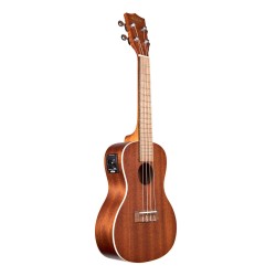 Kala KA-CE Ukulele Concerto Satin Mahogany Elettrificato C/borsa
