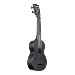 Kala KA-SWB-BK Ukulele Soprano Waterman Black Matte C/borsa