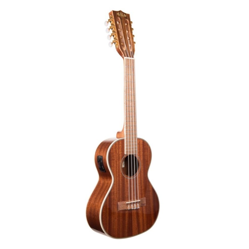 Kala KA-8E Ukulele Tenore 8 Corde Gloss Mahogany Elettrificato