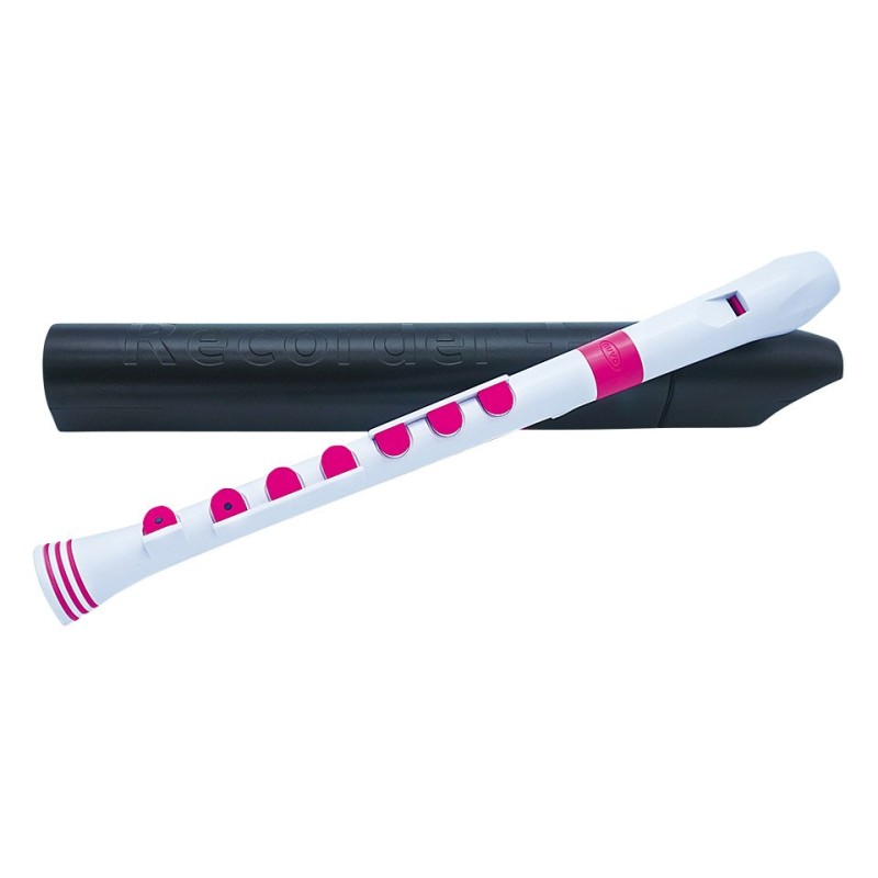 NUVO Recorder+ Flauto Dolce Bianco/rosa