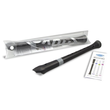 NUVO Recorder+ Black Baroque Fingering