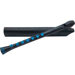 NUVO Recorder+ Black/blue Baroque Fingering