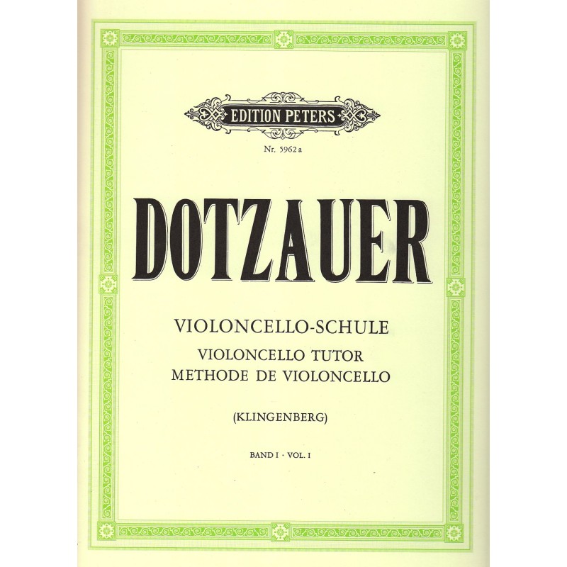 Dotzauer Violoncello-Schule Band 1