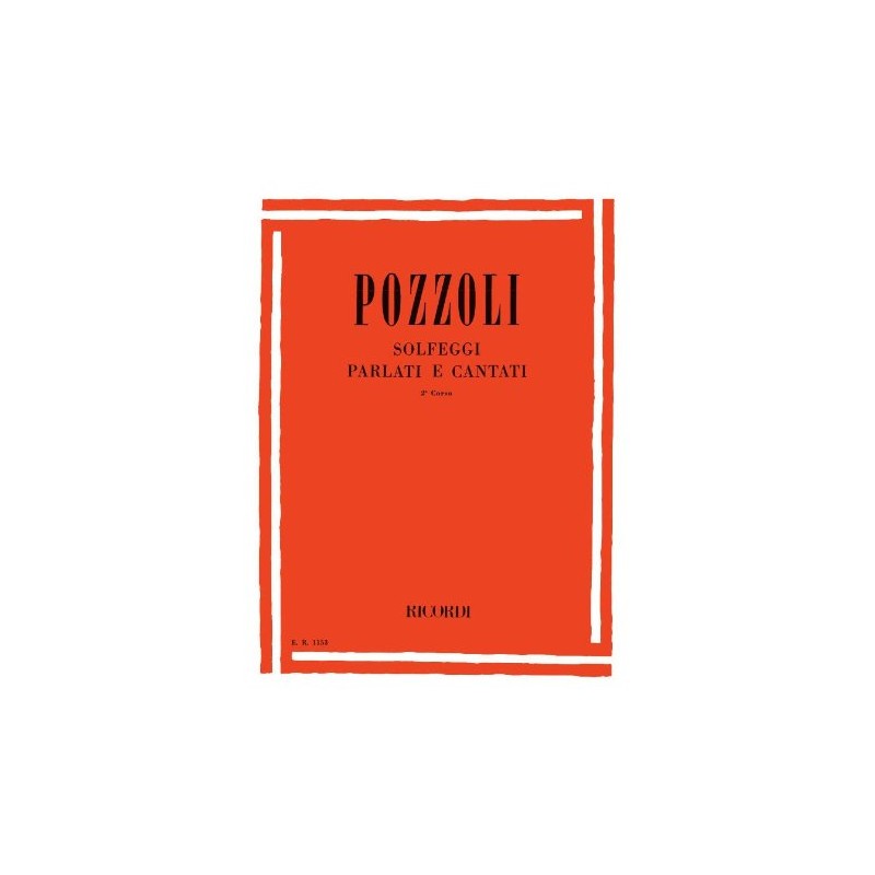 Pozzoli Solfeggi parlati e cantati 2° corso