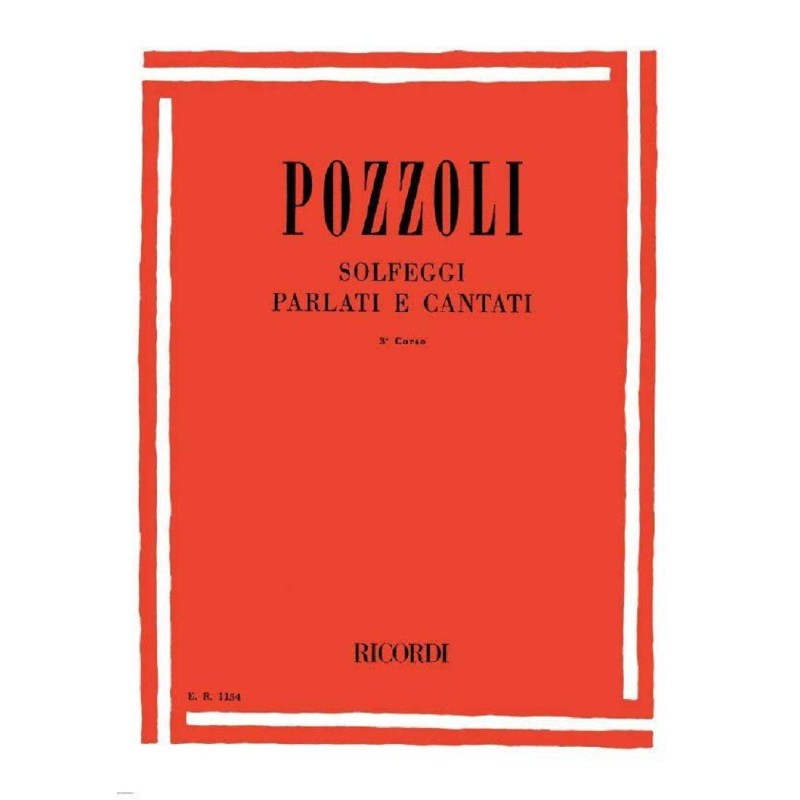 POZZOLI Solfeggi Parlati e Cantati 3° Corso