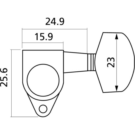 YELLOW PARTS EZ17101C Meccaniche Chitarra Acustica