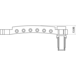 YELLOW PARTS EZ1295C Cordiera Stopbar Les Paul