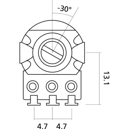 YELLOW PARTS EZ1197B Potenziometro Lineare