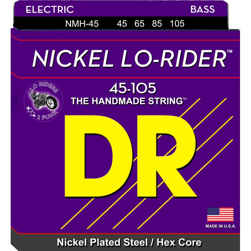 DR Strings NMH-45 Nickel Lo-Rider