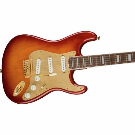 Squier 40th Anniversary Stratocaster Gold Edition SSB