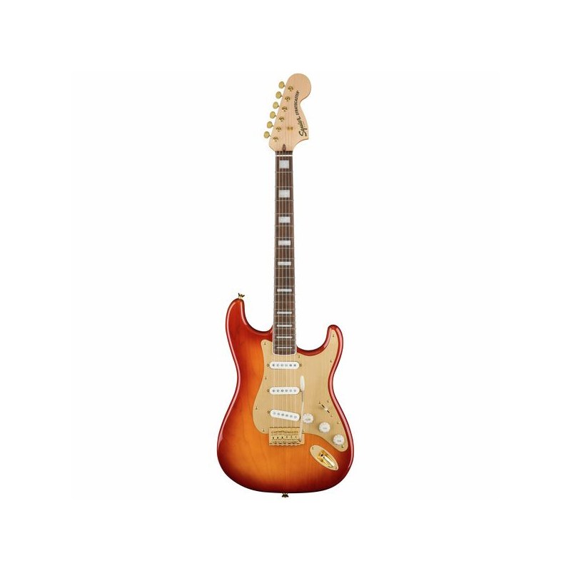 Squier 40th Anniversary Stratocaster Gold Edition SSB