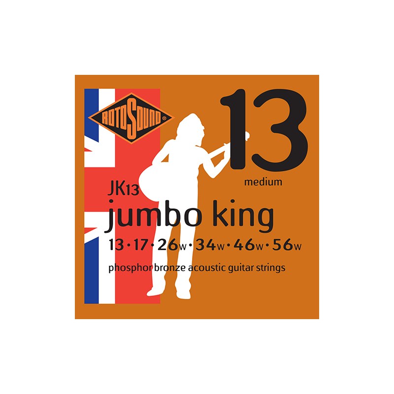 Rotosound JK13 Jumbo King Acoustic Medium 13-56