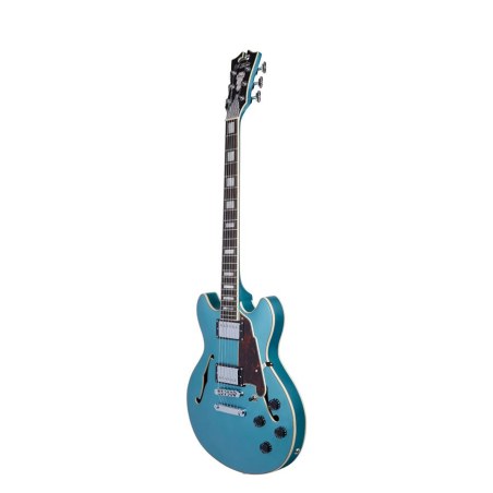 D'Angelico Premier Mini DC Ocean Turquoise Stopbar