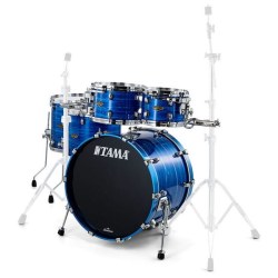 TAMA Starclassic Walnut/Birch 22" Lacquer Ocean Blue Ripple WBS52RZS-LOR