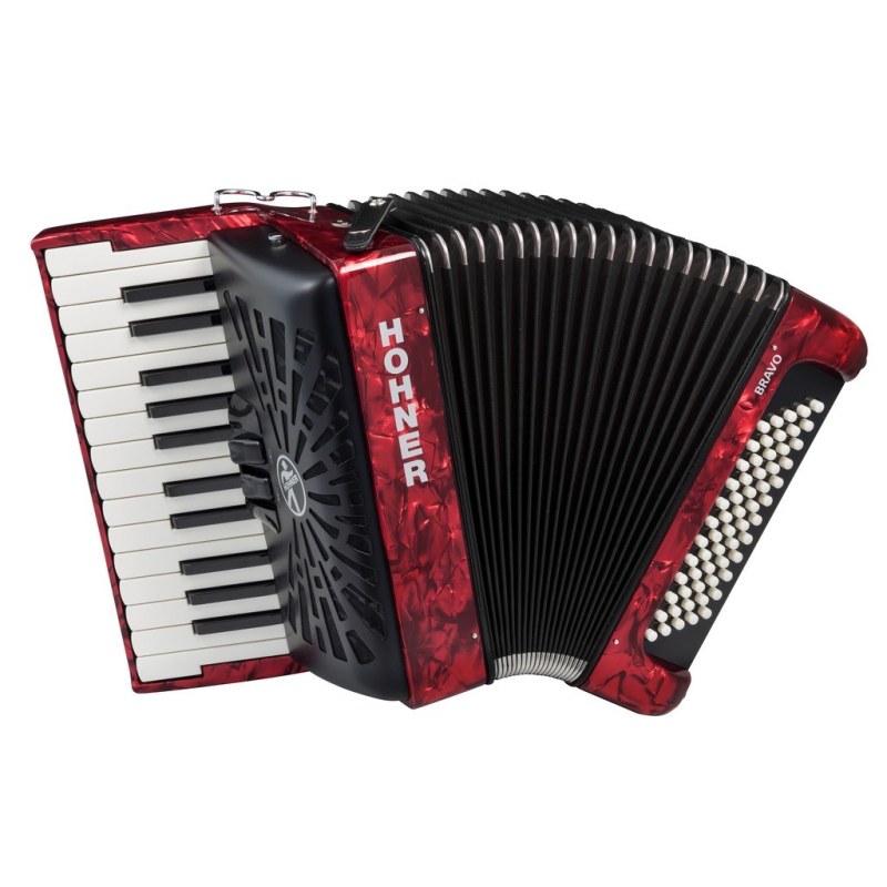 Hohner Bravo II Red