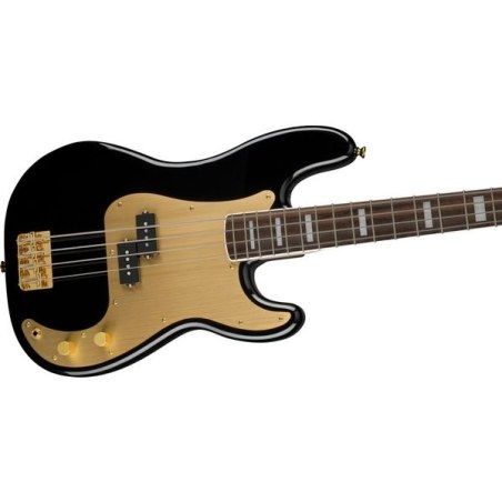 Squier 40th Anniversary Precision Bass Gold Ed BK