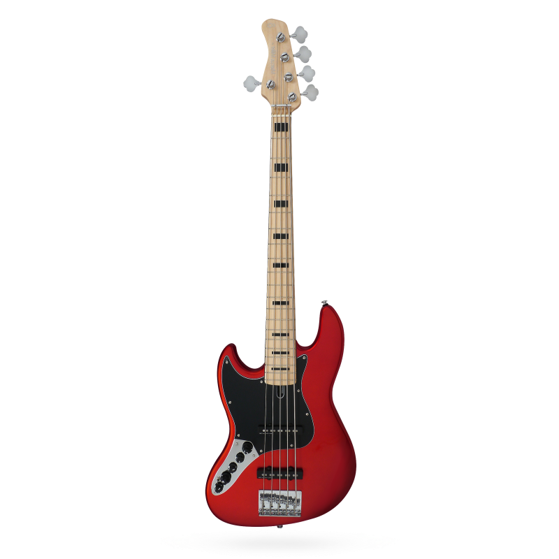 Marcus Miller V7 Vintage Alder 5 Metallic Red Left Handed 2nd Gen