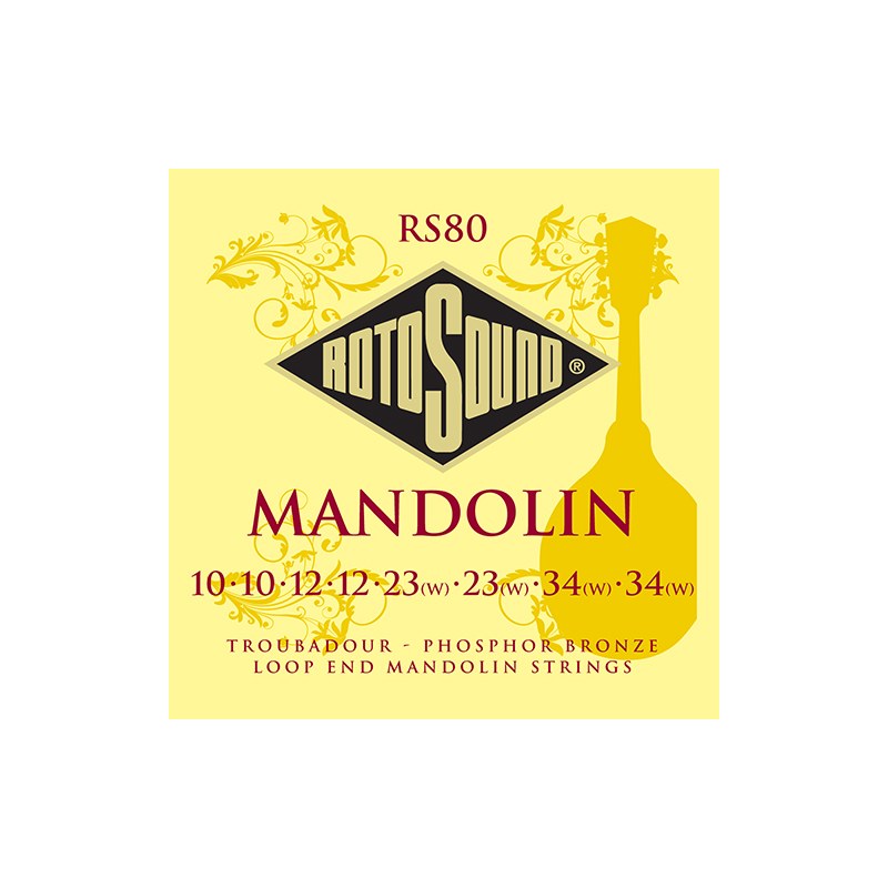Rotosound RS80 Troubadour Mandolin Phosphor Bronze