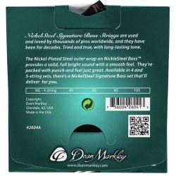 Dean Markley 2604A Signature NickelSteel Bass ML 45-105