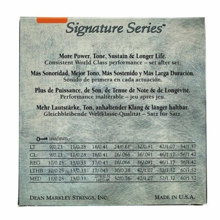 Dean Markley 2502C NickelSteel Electric LT 9-54