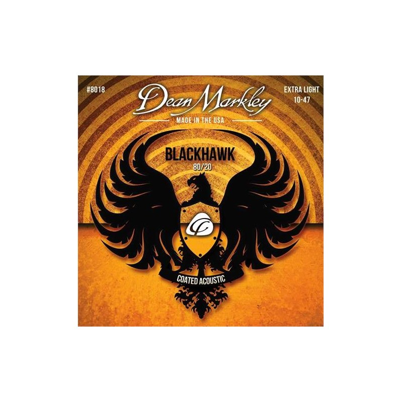 Dean Markley 8018 Blackhawk Coated 80/20 10-47