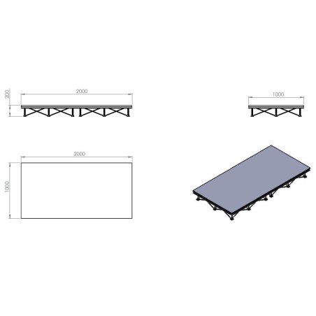 Proel MODRS2H20 Grey