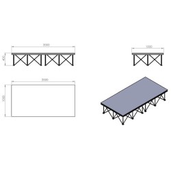 Proel MODRS2H40BK Grey