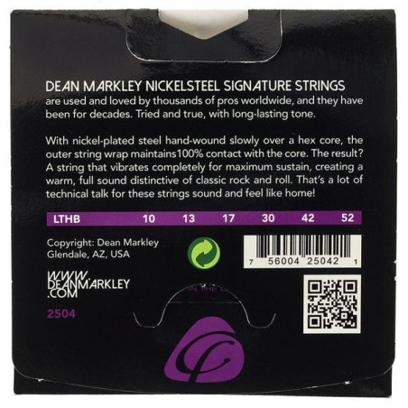 Dean Markley 2504 NickelSteel Electric LTHB 10-52