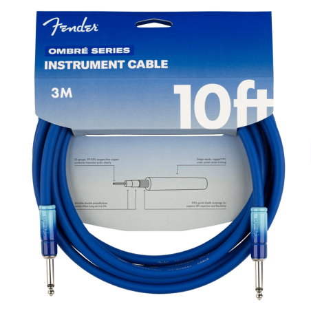 Fender 3 Ombré Instrument Cable BLB