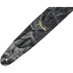 Fender Tie Dye Leather Strap Black