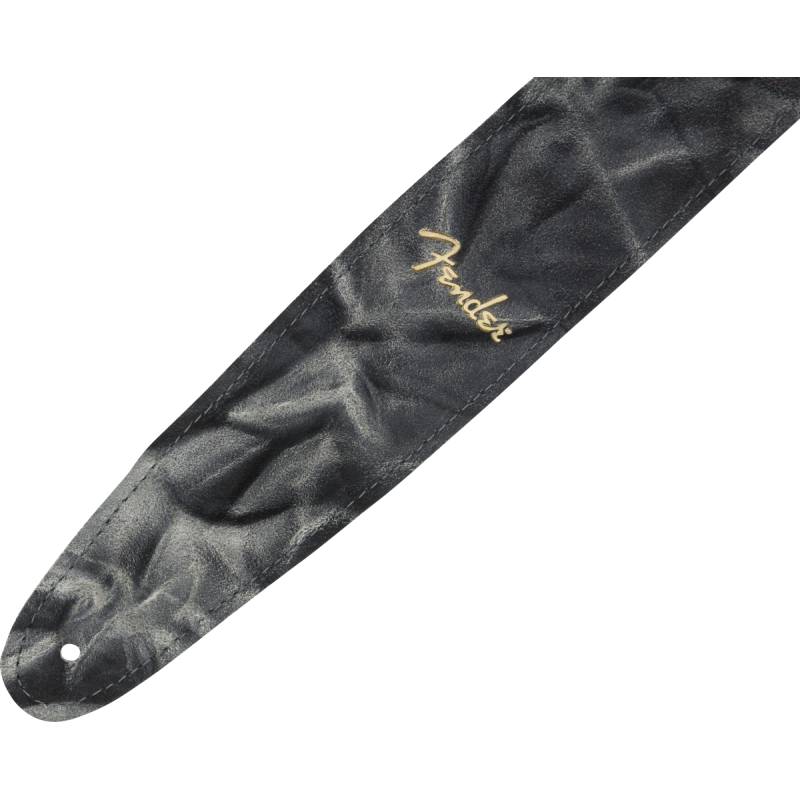 Fender Tie Dye Leather Strap Black