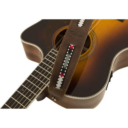 Fender Paramount Acoustic Strap Leather Brown