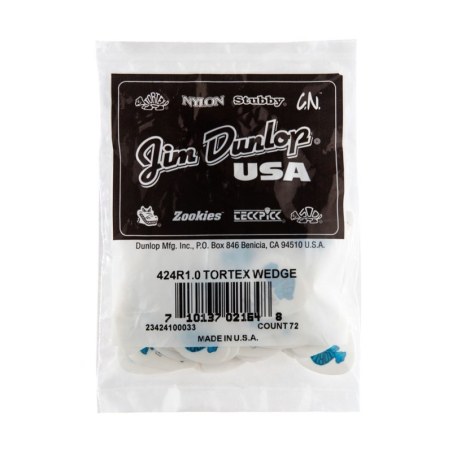 Dunlop 424R Tortex Wedge Blue