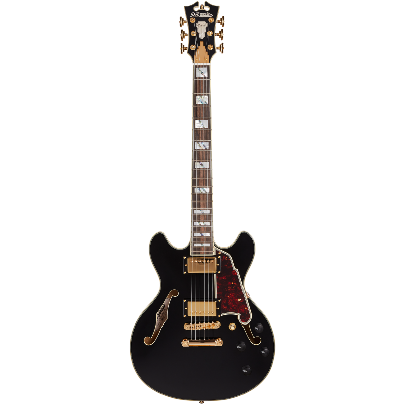 D'Angelico Excel Mini DC (stop-bar) Black