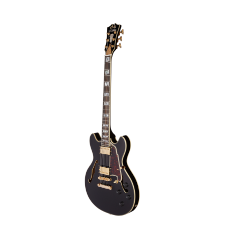 D'Angelico Excel Mini DC (stop-bar) Black